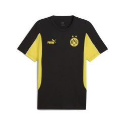 Męska koszulka Borussia Dortmund ftblARCHIVE PUMA Black Faster Yellow. Czarne t-shirty sportowe męskie Puma, m, bez ramiączek, do piłki nożnej. Za 179.00 zł.