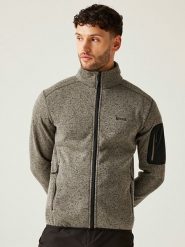 Regatta Kurtka polarowa "Newhill" w kolorze khaki rozmiar: 4XL. Brązowe kurtki męskie Regatta, xl, bez wzorów, z materiału, bez kaptura. Za 132.05 zł.