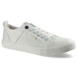 Białe Trampki Big Star Damskie Modne Półbuty. Białe półbuty damskie Big Star, bez wzorów, z gumy. Za 99.99 zł.