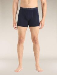 ICEBREAKER Bokserki męskie M Anatomica Boxers midnight navy-XXL. Niebieskie bokserki męskie Icebreaker, bez wzorów, z lycry. Za 200.70 zł.