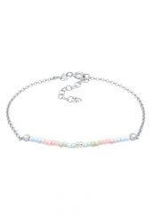 Elli Koraliki damskie pastelowe w srebrze 925 Sterling Silver Bransoletki 1 ct Damski. Szare bransoletki damskie Elli, srebrne. Za 177.64 zł.