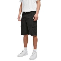 Szorty bermudzkie cargo Urban Classics Big. Czarne szorty męskie Urban Classics, na lato, bez wzorów. Za 191.05 zł.