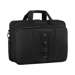 Teczka na laptopa Wenger Legacy Black Series 40.64cm. Czarne walizki męskie Wenger, bez wzorów. Za 338.99 zł.