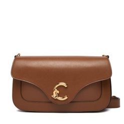 Torebka Coccinelle. Brązowe listonoszki damskie Coccinelle, bez wzorów, bez dodatków. Za 1,499.00 zł.