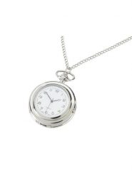 Maximex Zegarek kieszonkowy w kolorze srebrnym z pojemnikiem na tabletki - dł. 84,5 cm rozmiar: onesize. Szare, analogowe zegarki damskie Maximex, metalowe. Za 30.99 zł.