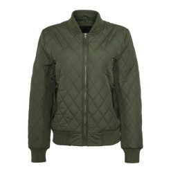 Kurtka Damska/pikowana Diamond Nylon. Zielone kurtki damskie Urban Classics, xs, bez wzorów, z nylonu, bez kaptura. Za 189.99 zł.