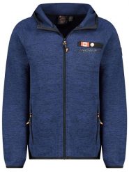 Canadian Peak Kurtka polarowa "Tiparneak" w kolorze granatowym rozmiar: XL. Niebieskie kurtki męskie Canadian Peak, xl, z aplikacjami, z polaru, bez kaptura. Za 162.87 zł.