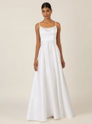 APART Sukienka w kolorze białym rozmiar: 34. Białe sukienki damskie Apart, bez wzorów, bez kołnierzyka, bez ramiączek, maxi. Za 260.99 zł.