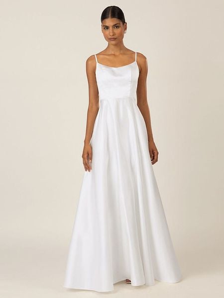 APART Sukienka w kolorze białym rozmiar: 42. Białe sukienki damskie Apart, bez wzorów, bez kołnierzyka, bez ramiączek, maxi. Za 295.95 zł.