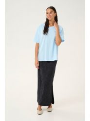 Kaffe Koszulka w kolorze błękitnym rozmiar: S. Niebieskie t-shirty damskie Kaffe, s, bez wzorów, z bawełny, bez kołnierzyka. Za 69.91 zł.