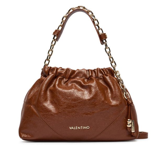 Torebka Valentino. Brązowe torebki klasyczne damskie Valentino, bez wzorów, bez dodatków. Za 679.99 zł.