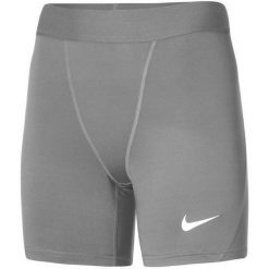 Spodenki Damskie Strike DriFIT. Szare szorty damskie Nike, bez wzorów, sportowe. Za 141.99 zł.