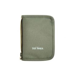 Portfel Tatonka Travel Zip M RFID B - olive. Zielone portfele damskie Tatonka, bez wzorów. Za 101.99 zł.