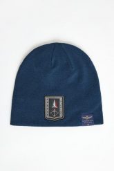 Czapka męska dzianinowa AEURONAUTICA MILITARE. Czapki męskie AERONAUTICA MILITARE, bez wzorów, z dzianiny. W wyprzedaży za 125.30 zł.