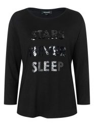 More & More Koszulka w kolorze czarnym rozmiar: 36. Czarne bluzki damskie MORE & MORE, bez wzorów, bez kołnierzyka, bez ramiączek. Za 60.99 zł.