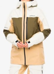 Kurtka narciarska damska Peak Performance Gravity GORE-TEX 3L Jacket. Brązowe kurtki damskie Peak Performance, l, bez wzorów, z gore-texu, bez kaptura. Za 2,096.59 zł.