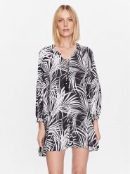 Maaji Sukienka letnia 1980CTU601 Czarny Relaxed Fit. Czarne sukienki damskie Maaji, na lato, l, bez wzorów, z wiskozy, bez kołnierzyka, bez ramiączek. Za 319.99 zł.