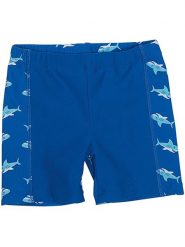 Playshoes Kąpielówki w kolorze niebieskim rozmiar: 110/116. Niebieskie kąpielówki męskie Playshoes, bez wzorów, z materiału. Za 57.06 zł.