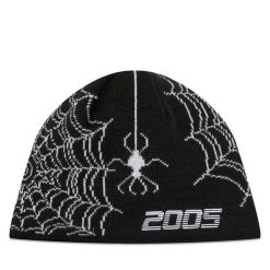 Czapka 2005. Czarne czapki męskie 2005, na zimę, bez wzorów. Za 139.99 zł.