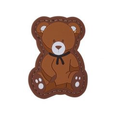 Naszywka z rzepem PVC na plecaki Elitex Training Teddy Bear. Czarne plecaki damskie ELITEX TRAINING, z aplikacjami. Za 29.99 zł.