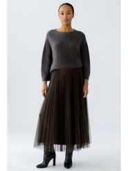 Oui Spódnica w kolorze brązowym rozmiar: 36. Brązowe spódniczki damskie Oui, bez wzorów, maxi, proste. Za 173.99 zł.