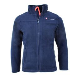 Dziewczęca kurtka polarowa Peak Mountain Facesare. Niebieskie kurtki narciarskie i snowboardowe damskie Peak Mountain, bez wzorów, z materiału, bez kaptura, narciarskie. Za 118.00 zł.