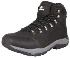 Męskie buty turystyczne wodoodporne outdoorowe. Czarne buty trekkingowe męskie GUGGEN MOUNTAIN, z gumy, bez zapięcia, trekkingowe. Za 197.60 zł.