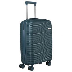 Walizka zielona mała Peterson PTN WA06-W-S. Zielone walizki Peterson, bez wzorów, małe. Za 185.99 zł.