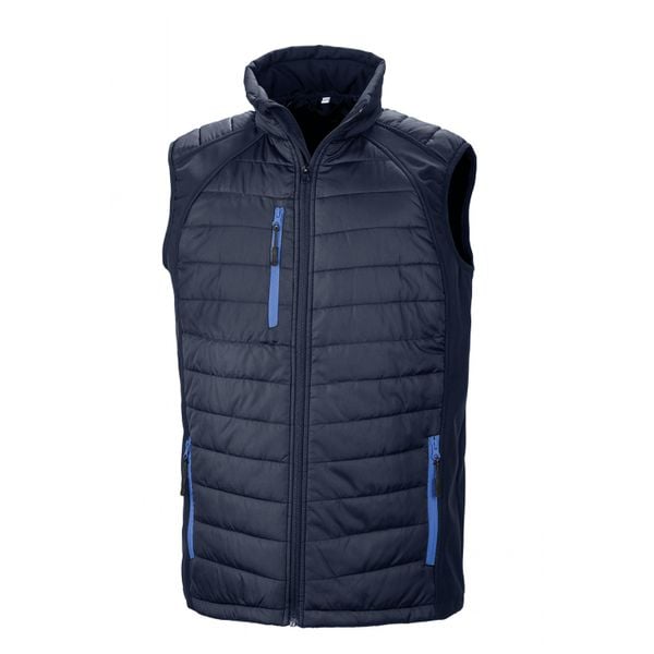 Wyściełana kurtka puchowa z recyklingu Result Black Compass. Niebieskie kurtki damskie RESULT, l, bez wzorów, z poliesteru, bez kaptura. Za 259.00 zł.