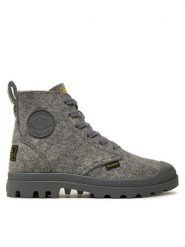 Palladium Trapery Pampa Hi Merino 74377-027-M Szary. Szare buty zimowe męskie Palladium, z wełny, bez zapięcia. Za 279.99 zł.
