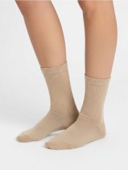 Skarpetki z domieszką wełny 2 pack - wielobarwny. Skarpetki damskie Sinsay, bez wzorów, z wełny. Za 15.99 zł.