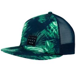 Czapka z daszkiem Unisex Buff Trucker Cap. Zielone czapki męskie Buff, bez wzorów, z elastanu. W wyprzedaży za 97.93 zł.