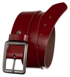 Szeroki pasek damski czerwony Rovicky PRD-4-N-105-0423 RED. Czerwone paski damskie ROVICKY, bez wzorów, ze skóry, klasyczne. Za 34.99 zł.