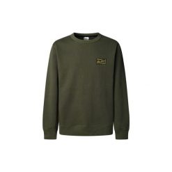 Bluza Pepe Jeans Soren. Zielone bluzy bez kaptura męskie Pepe Jeans, m, z jeansu. Za 264.00 zł.