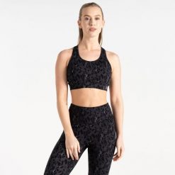 Swift II damski biustonosz sportowy. Brązowe biustonosze sportowe damskie Dare 2b, bez wzorów. W wyprzedaży za 89.99 zł.