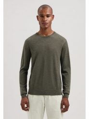 DSTREZZED Wełniany sweter w kolorze khaki rozmiar: XL. Brązowe swetry męskie DSTREZZED, xl, bez wzorów, z wełny, bez kołnierzyka. Za 223.46 zł.
