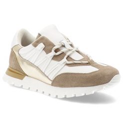 Białe Sneakersy Artiker Wygodne Sportowe Obuwie Damskie. Białe buty sportowe na co dzień damskie Artiker, bez wzorów, z materiału. Za 279.00 zł.