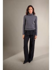 Perfect Cashmere Kaszmirowy golf w kolorze antracytowym rozmiar: S. Czarne golfy damskie Perfect Cashmere, s, bez wzorów, z kaszmiru, bez ramiączek. Za 478.99 zł.