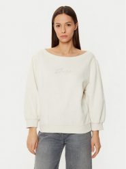 BOSS Bluza 50538987 Kremowy Relaxed Fit. Białe bluzy bez kaptura damskie Boss, m, z bawełny. Za 290.99 zł.