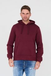 GUESS Bordowa bluza. Czerwone bluzy z kapturem męskie Guess, l. W wyprzedaży za 219.99 zł.