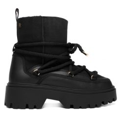 Śniegowce Tommy Hilfiger. Czarne śniegowce damskie Tommy Hilfiger. Za 899.99 zł.