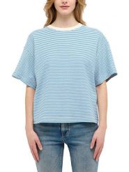 Mustang Koszulka w kolorze błękitnym rozmiar: L. Niebieskie t-shirty damskie Mustang, l, bez wzorów, z bawełny, bez kołnierzyka. Za 70.24 zł.
