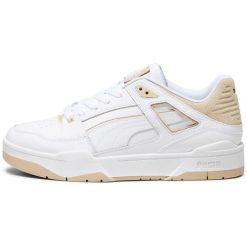 Buty sportowe Puma Slipstream. Białe buty sportowe na co dzień damskie Puma, bez wzorów, z syntetyku. W wyprzedaży za 290.00 zł.