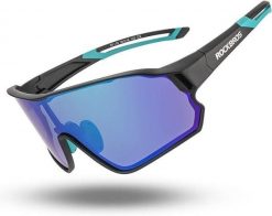 Okulary sportowe polaryzacyjne ROCKBROS. Brązowe okulary przeciwsłoneczne męskie ROCKBROS. Za 125.00 zł.
