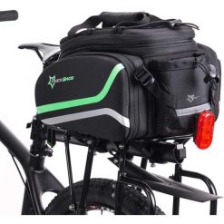 Torba rowerowa Rockbros na bagażnik. Czarne torebki klasyczne damskie ROCKBROS, bez wzorów, bez dodatków. Za 258.99 zł.