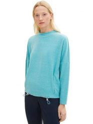 Tom Tailor Bluza w kolorze turkusowym rozmiar: S. Niebieskie bluzy bez kaptura damskie Tom Tailor, s. Za 61.46 zł.