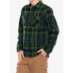 Koszula turystyczna męska Black Diamond Project Heavy Flannel. Zielone koszule męskie Black Diamond, m, bez wzorów, bez kołnierzyka, bez ramiączek. Za 308.99 zł.