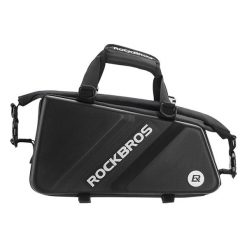 Torba rowerowa Rockbros na bagażnik 11,6 L - Czarna. Czarne torby męskie na ramię ROCKBROS, bez wzorów, z materiału, na ramię, duże. Za 199.99 zł.