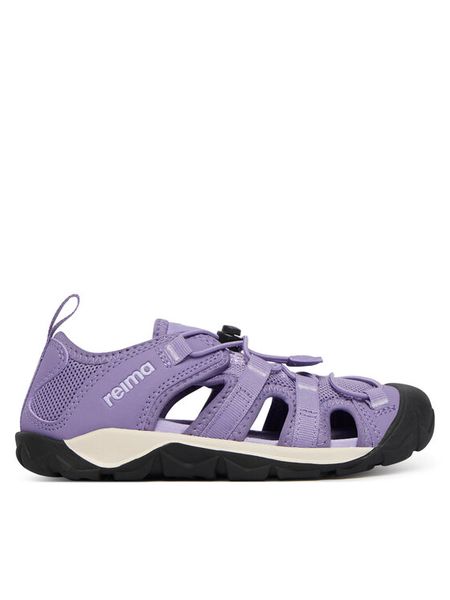 Reima Sandały Talsi 5400132B Fioletowy. Fioletowe sandały dziewczęce Reima, ze skóry, bez zapięcia. Za 319.99 zł.