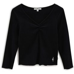 Bluza Vans Ainara Crop, Kobiety. Czarne bluzy bez kaptura damskie Vans, xl, z bawełny. Za 290.00 zł.